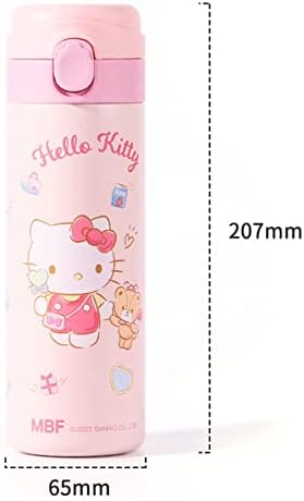 Mindennapi Örömök Hello Kitty Rozsdamentes Acél Szigetelt Üveg Vizet 420ml - Rózsaszín
