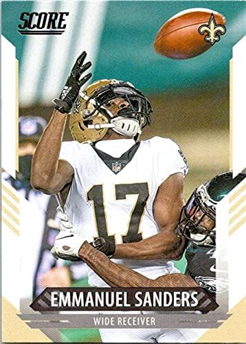 2021 Pontszám 210 Emmanuel Sanders New Orleans Saints NFL Labdarúgó-Trading Card