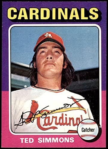 1975 Topps 75 Ted Simmons St. Louis Cardinals (Baseball Kártya) NM Bíborosok