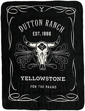 Északnyugati Yellowstone Silk Touch Takarót, 46 x 60, Whisky Címke