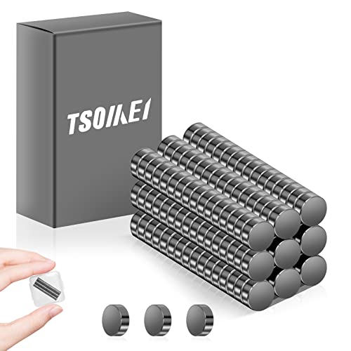 TSOMEI Mini Mágnesek, 3 x 1mm Apró Erős Mágnesek Kis Kerek Mágnes a Táblára, Kézműves, DIY, Hűtőszekrény, Ritka Föld Mágnesek-egy