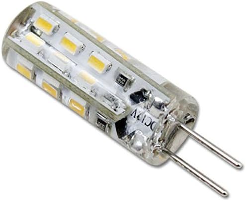 5DB G4 Meleg Fehér SMD 3014 24 LED-Kabinet RV Spot Lámpa Lámpa Izzó 12V DC