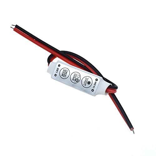 Mini 3 Kulcsok, Egységes Színű LED Fényerő Dimmer Vezérlő Kapcsoló 3528 5050 5630 5730 3014 LED Szalag Lámpa 12V