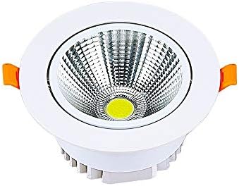 OKLUCK Ultra-Vékony Háztartási Energia-Megtakarítás COB LED Beépíthető Kör Alumínium Fém Süllyesztett Mennyezeti Panel Fény