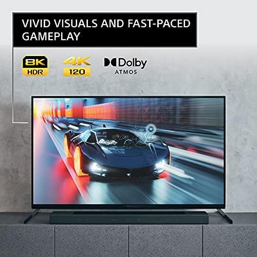 Sony 65 Hüvelykes, 4K Ultra HD TV X80K Sorozat: LED Smart Google TV Dolby Látás HDR KD65X80K - 2022 Modell w/HT-A7000 7.1.2