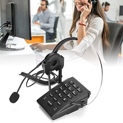Vezetékes Telefon, Headset, HT700 Vezetékes Call Center Telefonos Headset, Többirányú Mikrofon Fülhallgató, Call Center Marketing