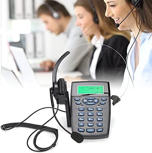 Vbestlife Vezetékes Telefon Fülhallgató, Vezetékes Call Center Telefonos Headset, Többirányú Mikrofon Fülhallgató, Call Center Marketing Bussines