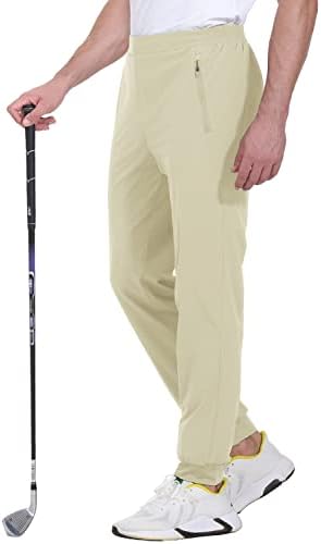 BGOWATU Férfi Golf Futó Nadrág Slim Fit Melegítő Szakaszon Fut Járni Nadrág a Férfiak