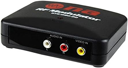 RF Modulátor TV Kapcsoló Audio Video RCA Hangya Bemenet F-Típus Koax Kimenet Átalakító