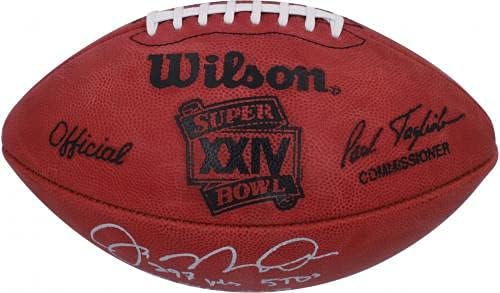 Joe Montana San Francisco 49ers Dedikált Wilson Super Bowl XXIV Profi Futball Több Feliratok - 16 Limitált a 49 - Dedikált Focilabda
