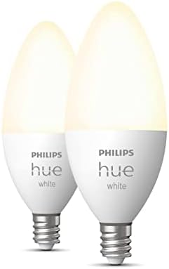 Philips Hue Fehér LED Smart Gyertya, Bluetooth & Zigbee Kompatibilis (Hue Hub Opcionális), Működik Alexa & Google Asszisztens – Hiteles Emberek