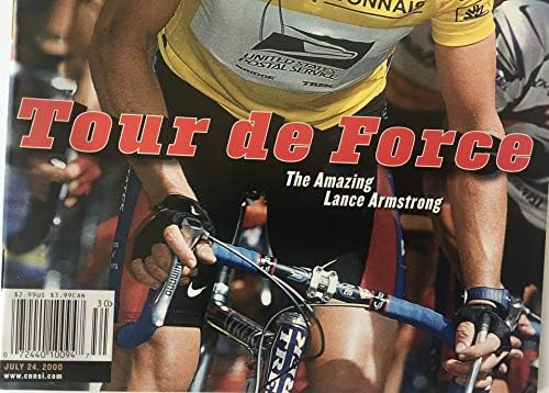 Lance Armstrong Sports Illustrated si magazin tour de france nincs címke 7/24/2000