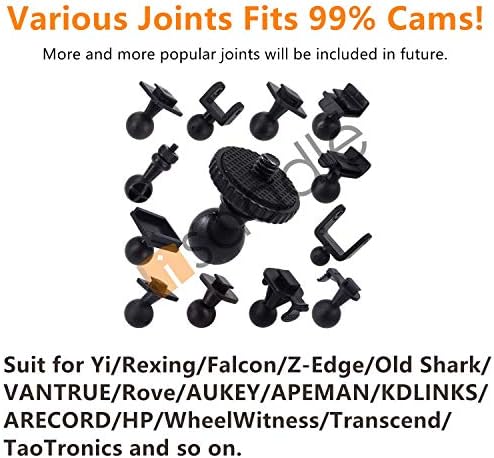iSaddle Kamera Szívó Mount - Szélvédő & Műszerfal tapadókorongos tartó tartó/w Különböző Ízületek Yi/Rexing/Sólyom/Vén Cápa/VANTRUE/KDLINKS/WheelWitness/.(99%