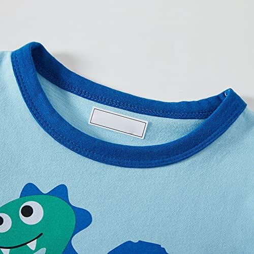 Kisgyermek Grafikus Póló Pamut Rövid Ujjú Legénység Nyak Kisgyermek Fiúk július 4 T-Shirt