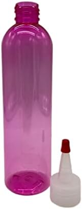 3 Pack – 8 oz -Rózsaszín Cosmo Műanyag Palackok – Természetes york-i Vörös Tipp - az Illóolajok, Illatszerek, tisztítószerek Által