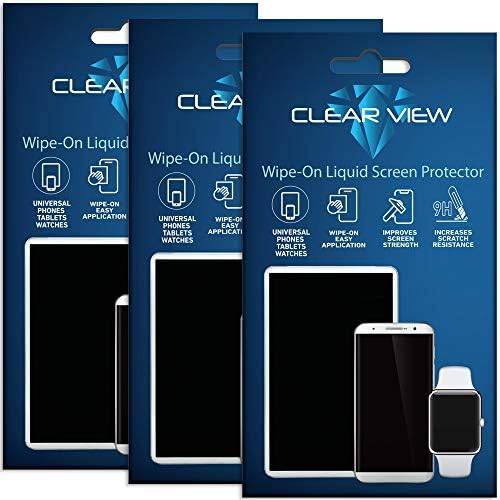 3 Csomag ClearView Folyékony Üveg kijelző Védő fólia Minden Okostelefonok, Táblagépek, Órák