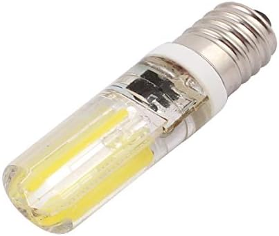 Új Lon0167 AC 220V Kiemelt 5W COB LED megbízható hatékonyság Kukorica Izzó Szilikon Lámpa Szabályozható E14 Semleges Fehér(id:57f 7e
