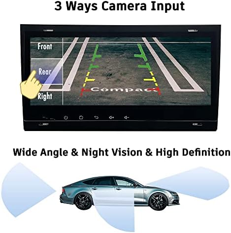 AUXOAUDIOTEK Android 12 Autó Sztereó CarPlay GPS Audi A4, Audi S4 B6B7 RS4 B7 Seat Exeo,Android Auto Navigációs autórádió 8.8 IPS érintőképernyő,Okta