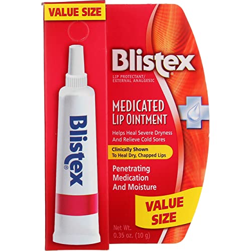 Blistex Ajak Gyógyszeres Kenőcs, 0.35 oz (Köteg 2)