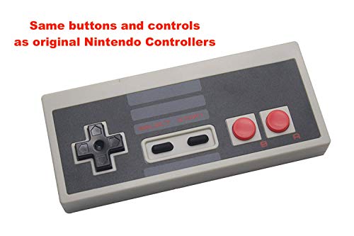 TheKidMall Vezetékes Vezérlő Nintendo NES Klasszikus Mini Kiadás videojáték-Konzol | Extra Hosszú 6' Kábel, 6-Tűs Csatlakozó,