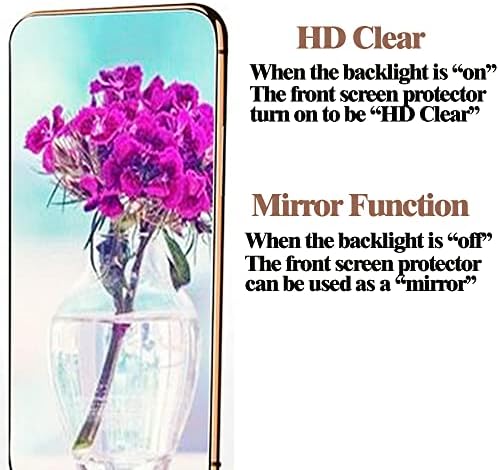 Umhlaba Kompatibilis az iPhone 14 Pro képernyővédő fólia Tükör, Edzett Üveg Védő Teljes Lefedettség 14pro Első Film HD Tiszta