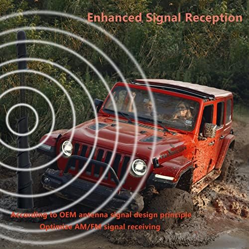 Sunhe Antenna Jeep Wrangler JK & Újratölthető LED-es munkalámpa, Hordozható Napelemes Munkafényszóró 100W 3000 Lumen IP66 a 12000mAh Akkumulátor