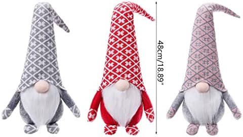 Karácsonyi Gnome Plüss Baba Dekorációk Kézzel készített svéd tomte barátja Skandináv Santa Elf Díszek Haza Éttermek, Irodai Dekoráció