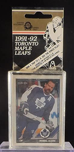 1991/92 O-Pee-Chee Ezért Maple Leafs Csapat Set - Gyári Csomagolásban