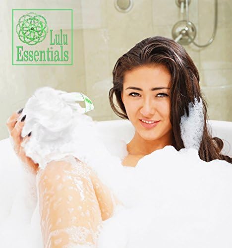 Lulu Essentials Prémium Fürdő, Zuhanyzó Szivacs Puff | 6 Csomag | 60 Gramm Minden | Tisztító Szivacs | Legjobb Háló Test Szűrőket