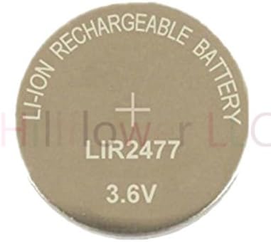 Hillflower 10 Darab LIR2477 2477 CR2477 LM2477 BR2477 Újratölthető Tömeges 3.6 V Hosszú Időtartamú Prémium Lítium Akkumulátor