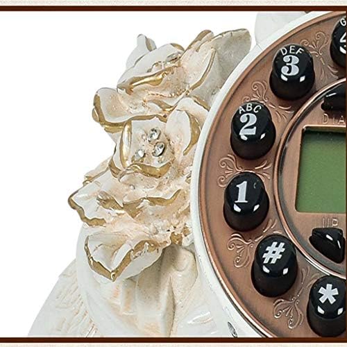 Qdid Antik Telefon Vezetékes, Amerikai Telefonon Rögzített Hivatal Vintage Retro Telefon a Hotel Otthon, Irodában 252825cm (Szín : B)
