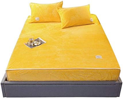 ZSQAW Ágytakaró Dupla Ágy, Tömör Színű ágytakaró Minőségű Ágy Lap Rugalmas Haza Takaró ágytakaró (Méret : 1db 120x200cm)
