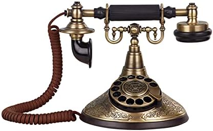 MYAOU Európai Stílusú Klasszikus Fix Telefon Tárcsázza Antik Bronz Telefon Vezetékes Telefon Klasszikus Dekoráció Iroda Családi Hotel