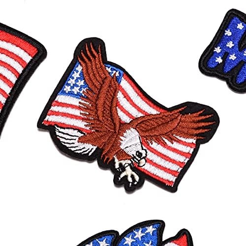 Tornádó-Vihar 4 Db USA Taktikai Egyesült Államok Zászló Sas Csodák Tracker Mancs Amerika Memória Hazafi Katonai Hímzett Foltok,