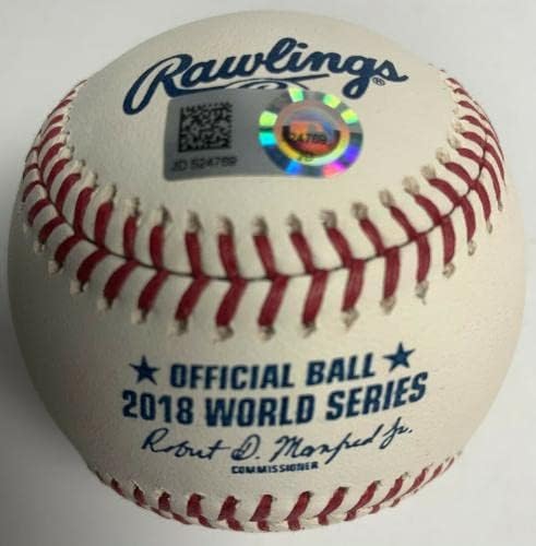 David Ár World Series Aláírta a 2018-as MLB Baseball Red Sox MLB Hiteles JD524769 - Dedikált Baseball
