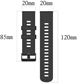 IENYU 22 20mm Puha Szilikon Pánt 20mm 22mm Univerzális Csere Zenekar Watchband