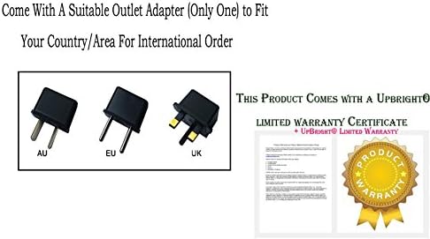 UpBright 19V AC/DC Adapter Kompatibilis eufy által Anker RoboVac 15C MAX 11-MAX G20/G30 Hibrid G30 Szélén Hibrid Robot Porszívó