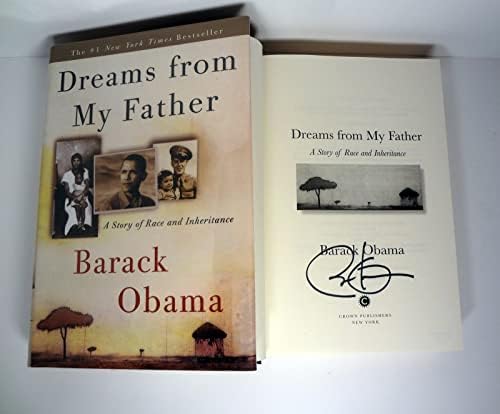 Barack Obama elnök Aláírta Autogramot Álmaimat apámtól 1. Kiadás 2004 Könyv PSA/DNS-COA