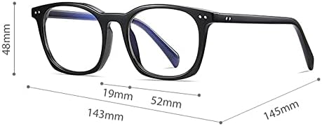RESVIO Nők Olvasó Szemüveg Négyzet Túlméretezett TR90 Divat Ultra-Könnyű Cukorka Színű Olvasók Kék