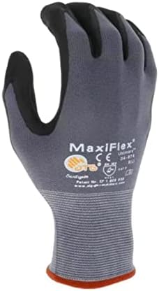 MaxiFlex ATG 34-874 Varrat nélküli Kötött Nylon - Lycra Kesztyűt a Nitril Bevonattal Mikro Hab Közé Szorítása a Tenyerét, s Ujjai