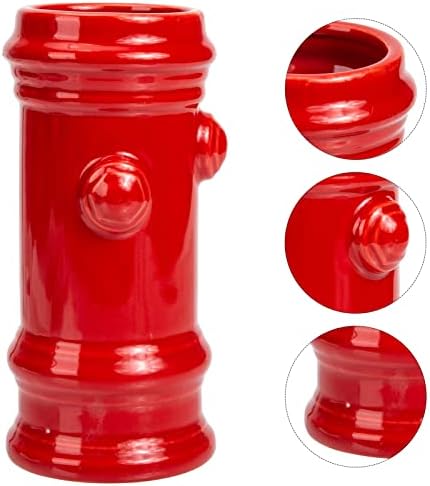 ABOOFAN Tűzcsap Tiki-Kupa Piros Műanyag tűzoltóautó Party Kellékek Csésze Kerámia Tiki-Kupa Koktél Kupa Díszítő Boros poharat Tűzoltó