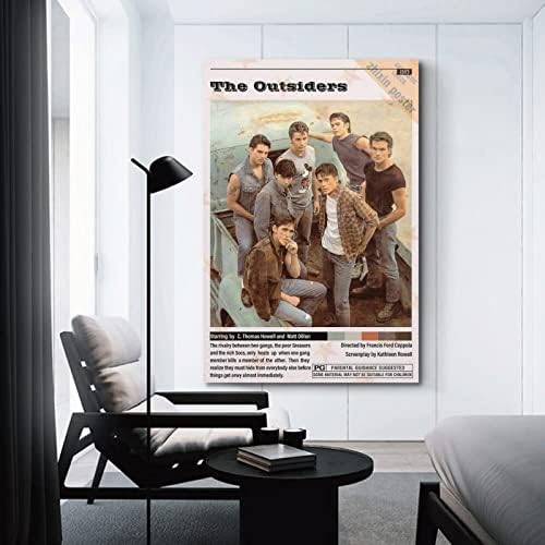 DOKTor A Kívülállók Film Esztétikai Plakátok Díszítő Festés Vászon Fali Poszterek Art Kép Nyomtatási Modern Család Hálószoba