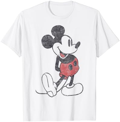 Disney Mickey & Friends Mickey Egér Vintage Álló Rövid Ujjú Póló Kis