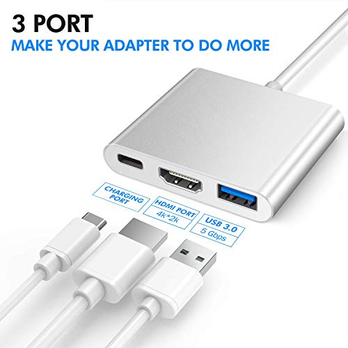 HDMI USB-C Hub Adapter Nintendo Kapcsoló, KABB USB C Típusú HDMI Adapter Átalakító a 4K HDMI, USB-C Töltő Port Kompatibilis Macbook Pro,