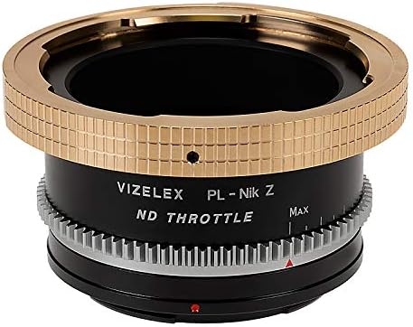 Vizelex CINE ND Gázt Objektív Adapter Kompatibilis ARRI PL Objektívek Nikon Z-Mount Kamera - Beépített Változó ND Szűrő (2-8 Megálló)