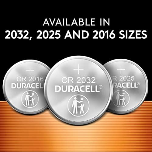 Duracell CR2032 3V Lítium Elem, Gyermek Biztonsági Funkciók, 8 Gróf Csomag, Lítium gombelem a kulcstartó, Autó Távoli, Glükóz
