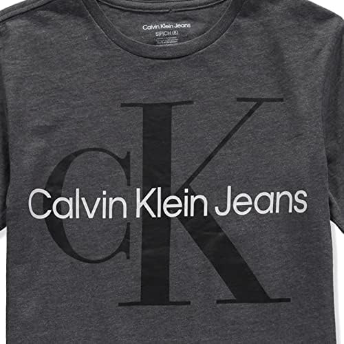 Calvin Klein Fiú Rövid Ujjú Grafikus Legénység Nyak Póló