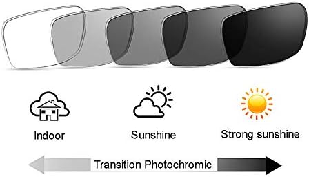 SightPerk Nők Tér Túlméretezett Fém Bling Strasszos Progresszív Multifokális Photochromic Anti-UV-Olvasó Szemüveg