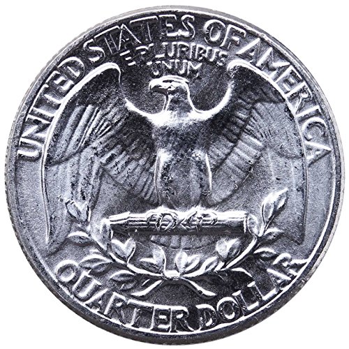 1963 - AMERIKAI Washington Negyedév 90% Ezüst Érme, 1/4 Brilliant Uncirculated Menta Állapot