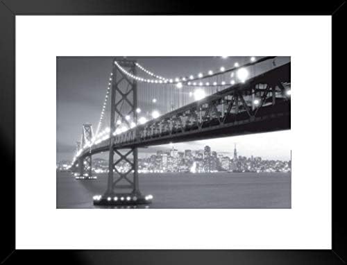 Piramis America San Francisco-i Bay Bridge Fotózás Király Fali Dekor Art Nyomtatás Poszter 36x24